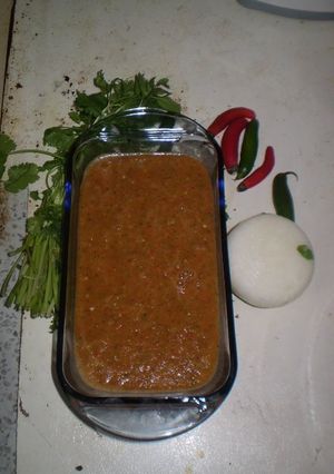 Una foto de Salsa casera tostaderas