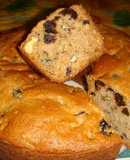 Torta de ciruelas, pasas y nueces