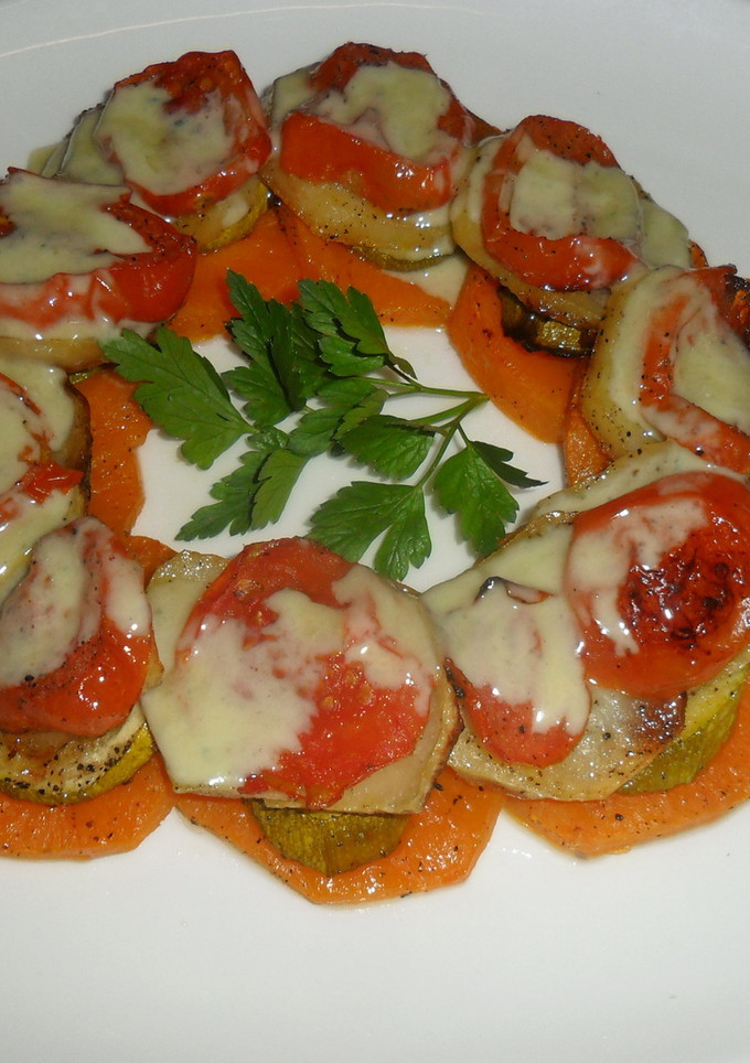 Una foto de Rosca de calabaza y patatas con roquefort