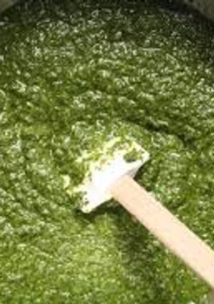 Una foto de Pesto tradicional