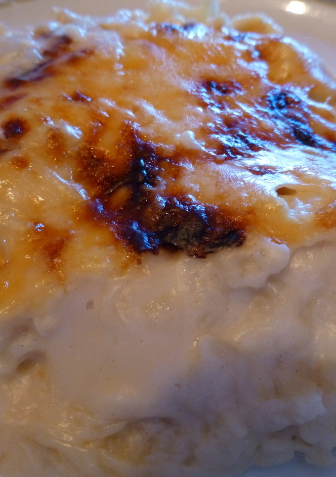 Una foto de Coliflor con bechamel al horno y queso rallado