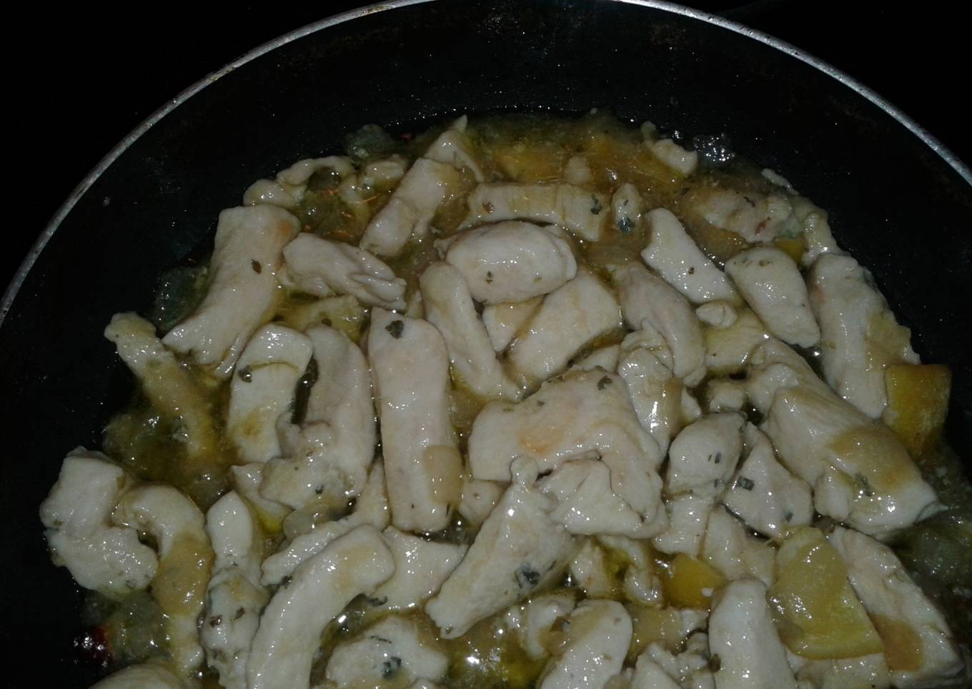Pollo a la cerveza con miel y limón