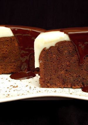 Una foto de Delicia de chocolate y leche condensada