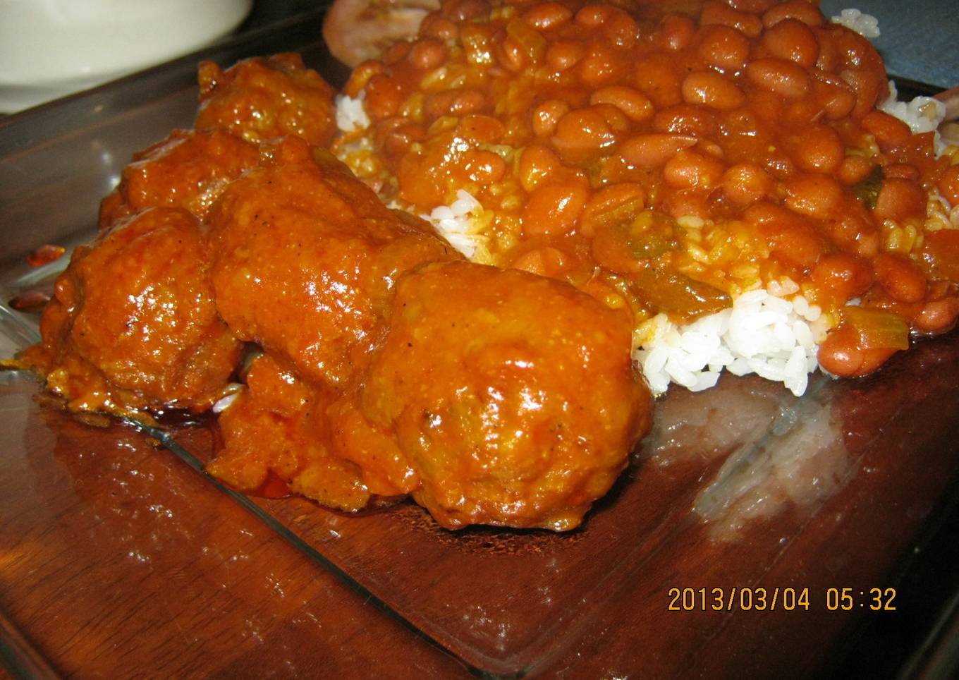Albóndigas al estilo puertorriqueño
