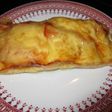 Pastel de pollo, queso y jamón