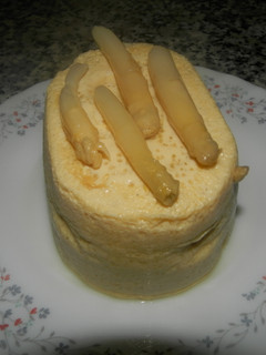 Una foto de Mousse de espárragos con nata