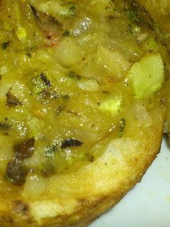 Una foto de Patatas rellenas con moussaka de verduras