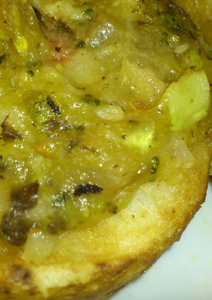 Una foto de Patatas rellenas con moussaka de verduras