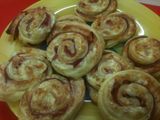 Caracolas de hojaldre