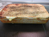 Lasaña con salsa boloñesa