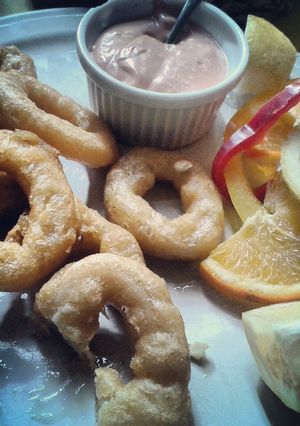 Una foto de Rabas rebozadas al queso
