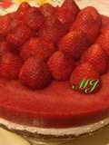 Cheesecake con fresas
