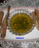 Salsa de mojo verde al eneldo para pescados
