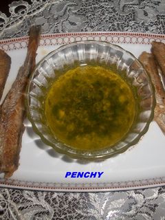 Una foto de Salsa de mojo verde al eneldo para pescados