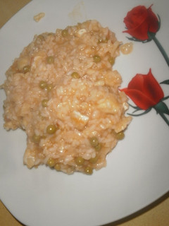 Una foto de Arroz con bacalao (y guisantes)