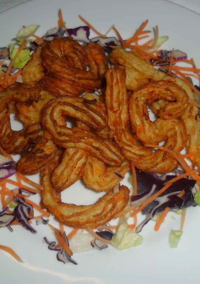 Una foto de Ricitos dorados de queso