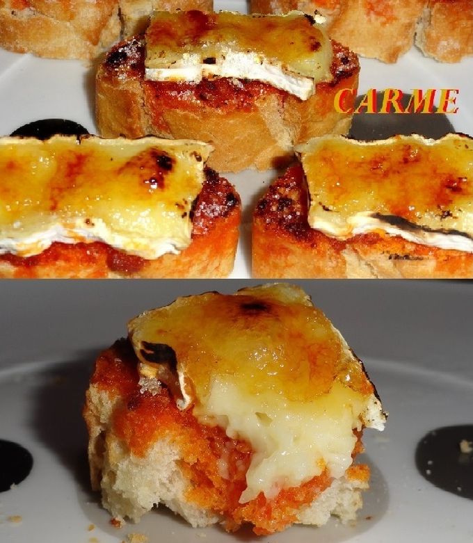 Foto principal de Tostas de sobrasada camembert