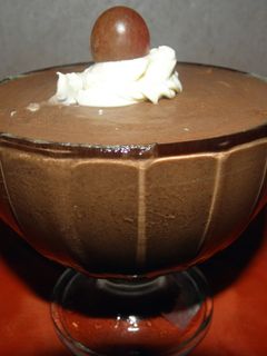 Una foto de Copa helada de chocolate y queso crema