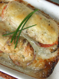 Una foto de Solomillitos de pollo rellenos de queso