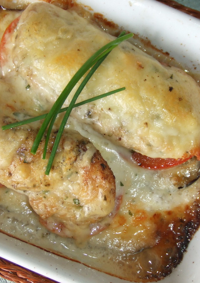 Una foto de Solomillitos de pollo rellenos de queso