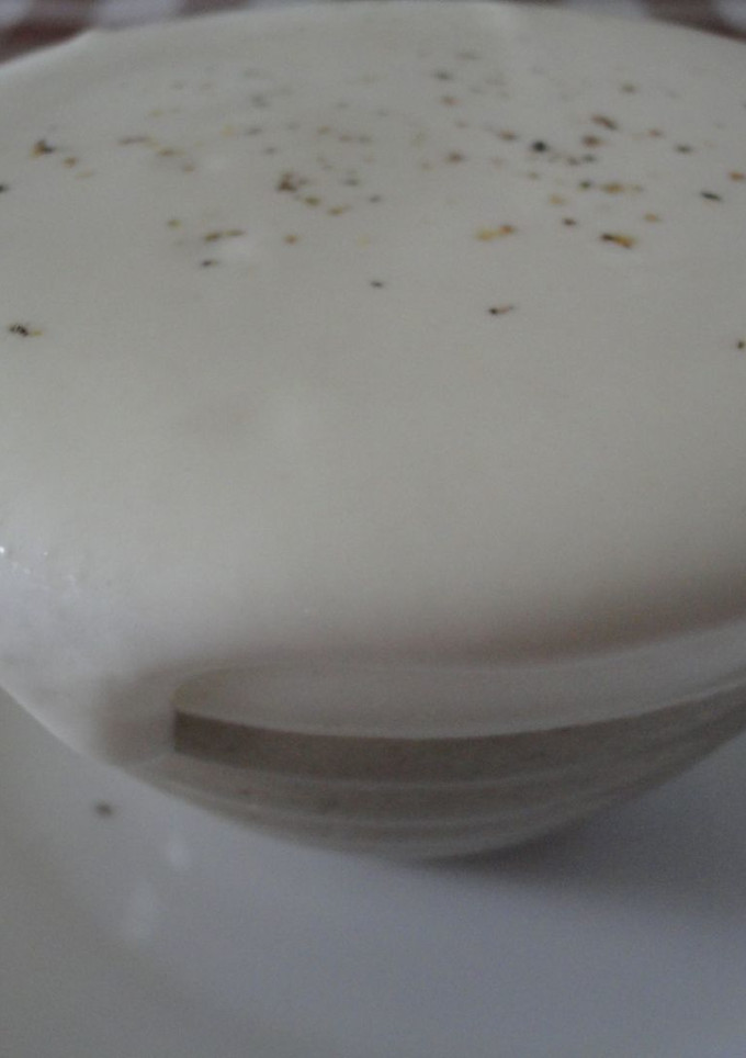 Una foto de Capuccino de Portobello e Idiazábal con sorpresa de codorniz