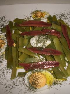 Una foto de Judias verdes con anchoas
