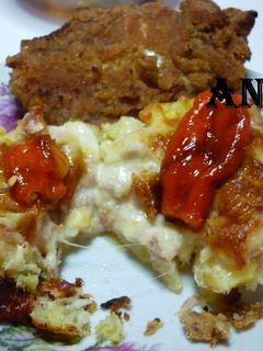 Una foto de Papas rellenas con tres quesos