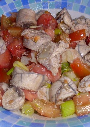 Una foto de Hueva de bacalao con priñaca