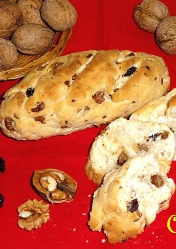 Una foto de Pan con nueces y pasas sin gluten