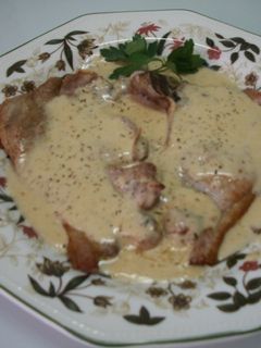 Una foto de Chuletas de cerdo con coñac