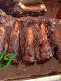 Costillas de cerdo a la BBQ