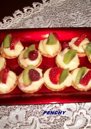 Una foto de Tartaletas de crema pastelera