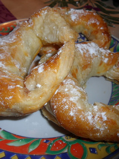 Una foto de Croissants de hojaldre rellenos de chocolate