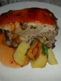 Lechón con salsa de ciruelas