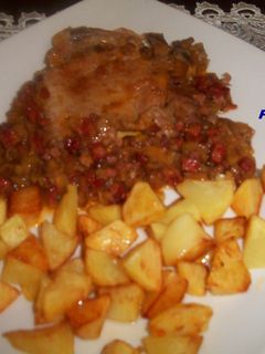 Una foto de Chuletas de cerdo ibéricas