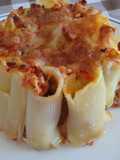 Pastel de rigatoni