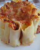 Pastel de rigatoni