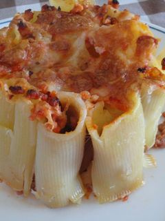 Una foto de Pastel de rigatoni