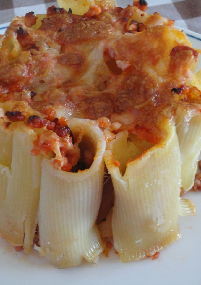 Una foto de Pastel de rigatoni