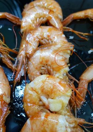 Una foto de Gambas de Huelva con ajitos