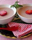 Natillas de fresones para diabéticos