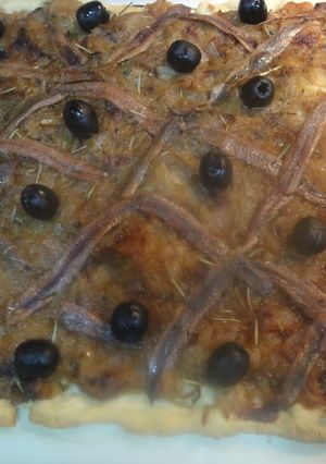 Una foto de Pissaladière francesa