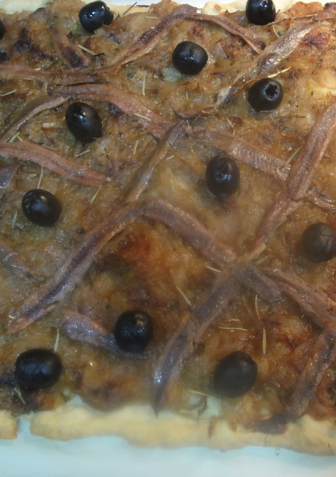 Una foto de Pissaladière francesa
