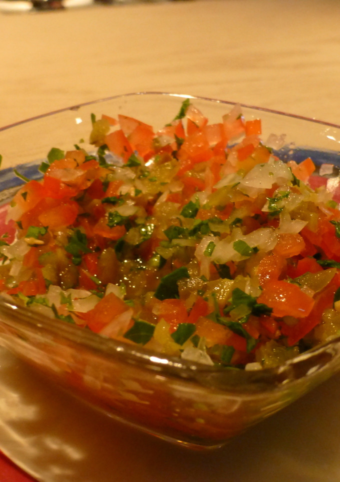 Una foto de Salsa pico de gallo con tomate