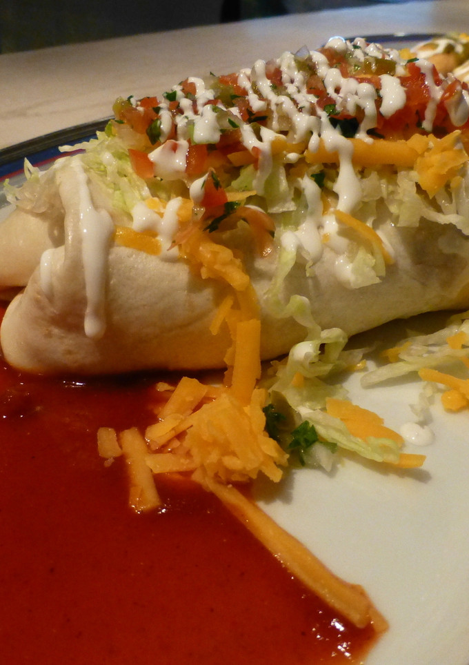 Una foto de Burritos de pollo caseros