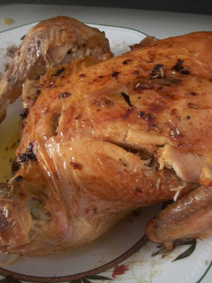 Una foto de Pollo asado con mantequilla