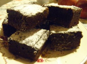 Una foto de Brownies de plátanos