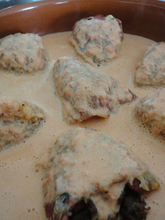 Una foto de Pimientos rellenos de carrilleras