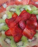 Carpaccio de frutas a la vainilla
