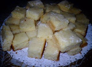 Una foto de Brownie de vainilla